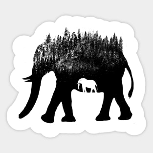 Nature elephant Sticker